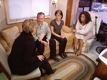 Oprah and Suze Orman talk to SBI Owners Jill and Jose